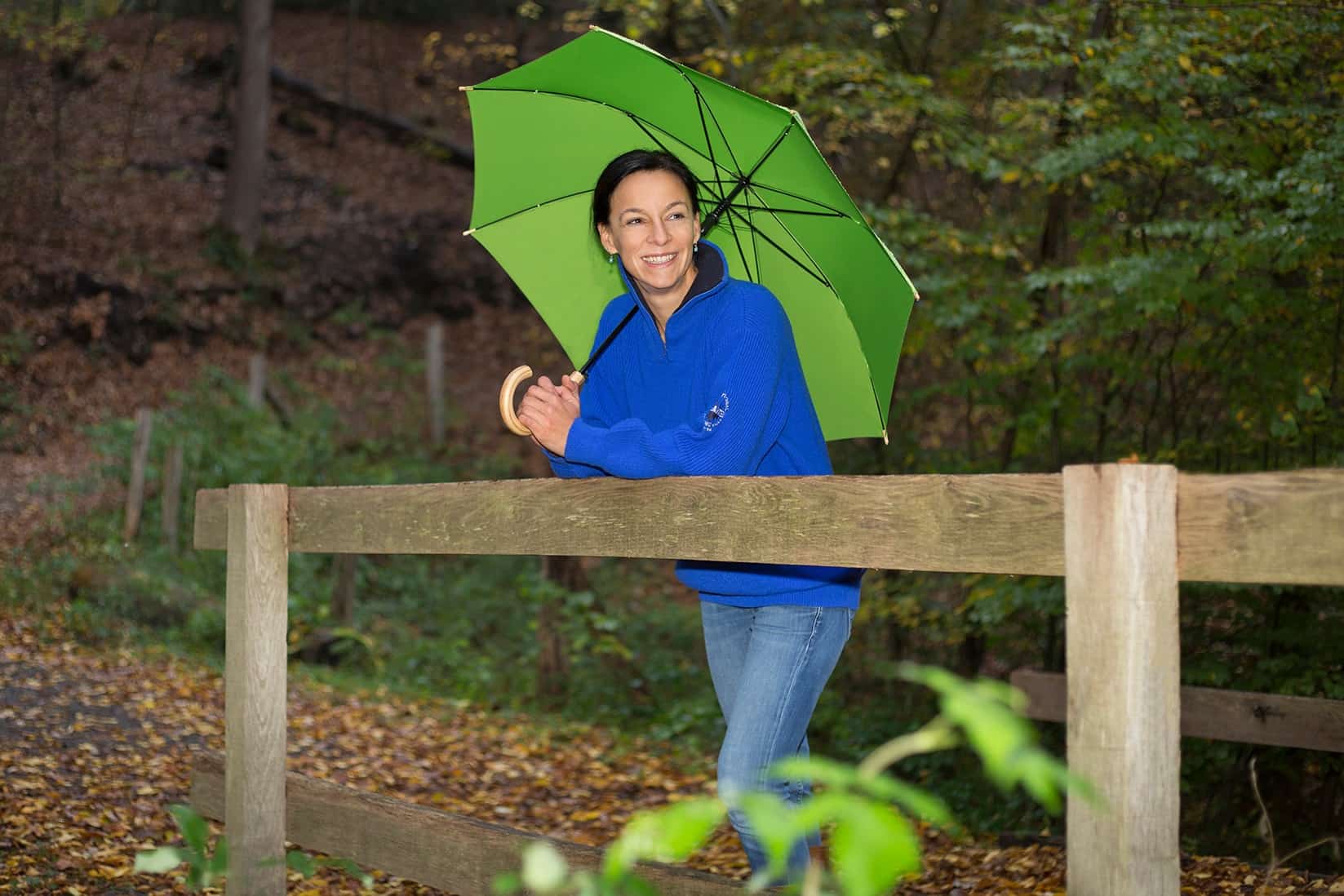 Limette ws image2 ac stockschirm ökobrella watersave nachhaltig holzgriff